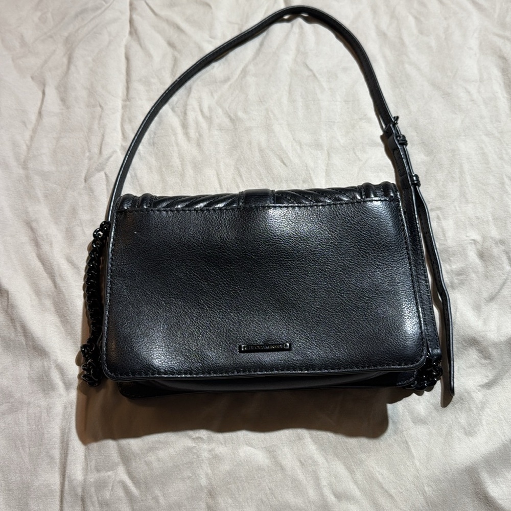 Rebecca Minkoff Black Chevron Quilted Crossbody - Picture 5 of 7